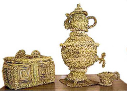 Сделано руками детей: и самовар, и чайник, и хлебница